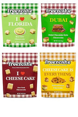 Gift Pack Samplers | Freezcake Variety Flavor Pack | Viral Freeze-Dried Snack | Shelf-Stable Cheesecake (Global)
