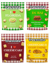 Gift Pack Samplers | Freezcake Variety Flavor Pack | Viral Freeze-Dried Snack | Shelf-Stable Cheesecake (Global)