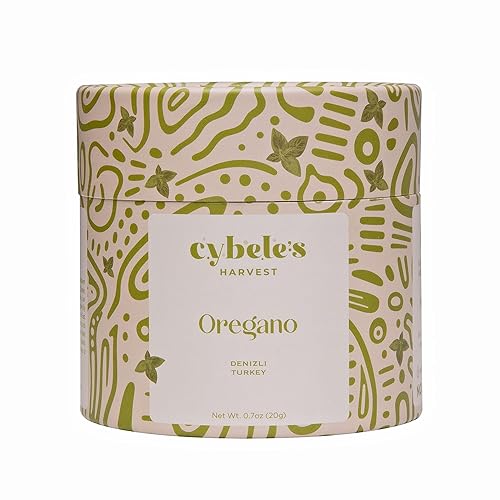 Cybele’s Harvest Dried Oregano 0.7oz, Turkish Mediterranean Oregano Herb for Pizza Pasta Sauces