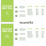 Nelson's Tea A&J's Root Beer - Cut & Sifted Sarsaparilla Root Tea Loose Leaf - Caffeine Free, Harmonious Herbal Blend of Burdock, Birch Bark