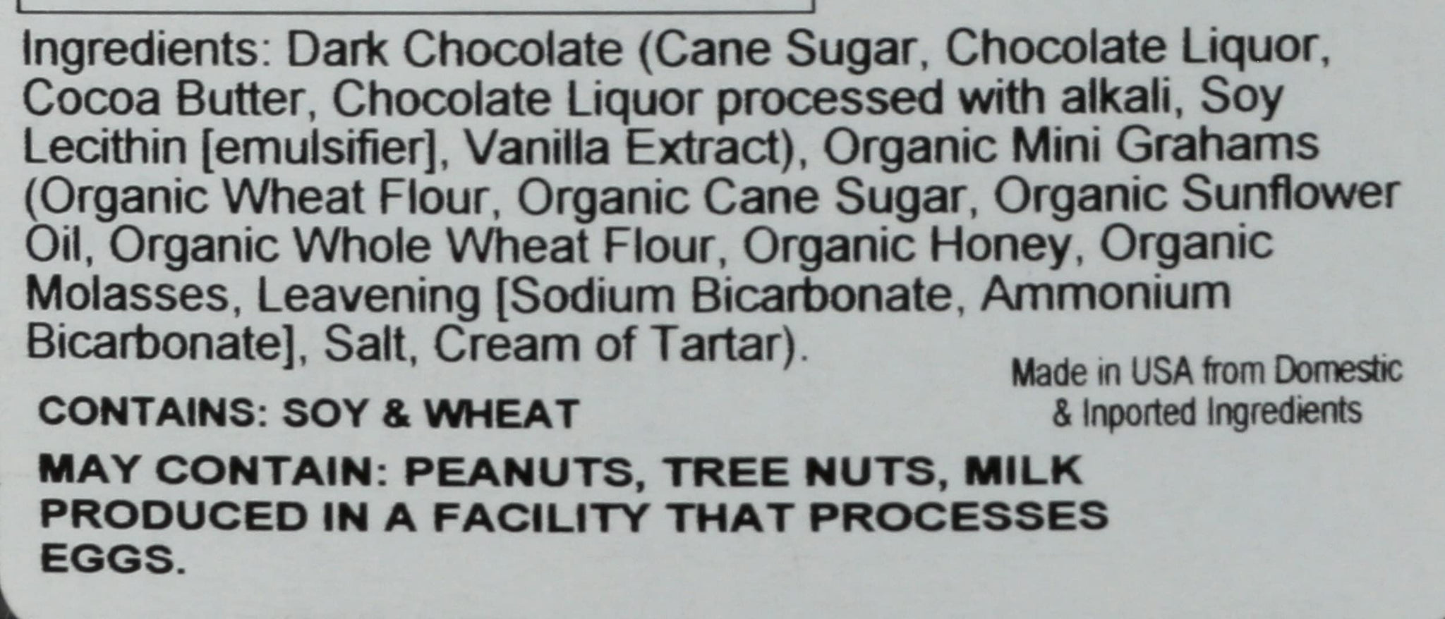 Nassau Candy, Dark Chocolate Mini Grahams, 11.5 Ounce