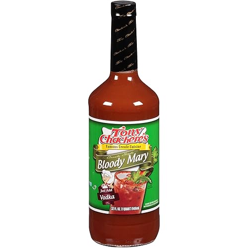 Tony Chacheres Bloody Mary Mix, 32 Ounce -- 12 per case.
