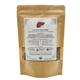 The Good Village Co. Liver Rhythm Loose Leaf Herbal Tea, Caffeine Free Botanical Blend with Turmeric, Ginger, Dandelion Root, Papaya Leaf, Marshmallow