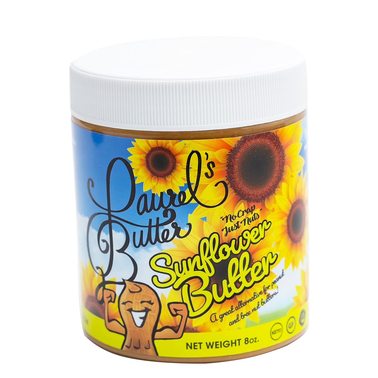 Laurel’s Sunflower Butter - Sun Butter - NUT FREE - High Protein Butter - Keto Friendly - Healthy Nut Free Snack - Low Carb Butter - Gluten