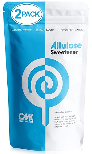 ???????????? - ???????? ????????????????, ?? ???????? Keto Sugar Alternative, Zero Net Carb, Low Calorie Allulose Sweetener, Made in USA, ZERO Erythritol, Monk Fruit or