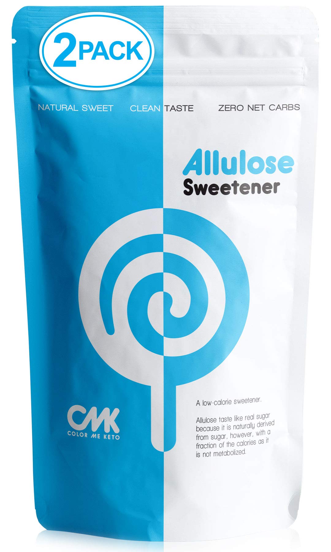 ???????????? - ???????? ????????????????, ?? ???????? Keto Sugar Alternative, Zero Net Carb, Low Calorie Allulose Sweetener, Made in USA, ZERO Erythritol, Monk Fruit or