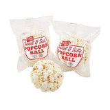 Fun Express Popcorn Balls Individual Bags 24 Pack - Gluten Free Nut Free Snacks for Kids School Classroom | Halloween Treats Party Favors Goodie Bag