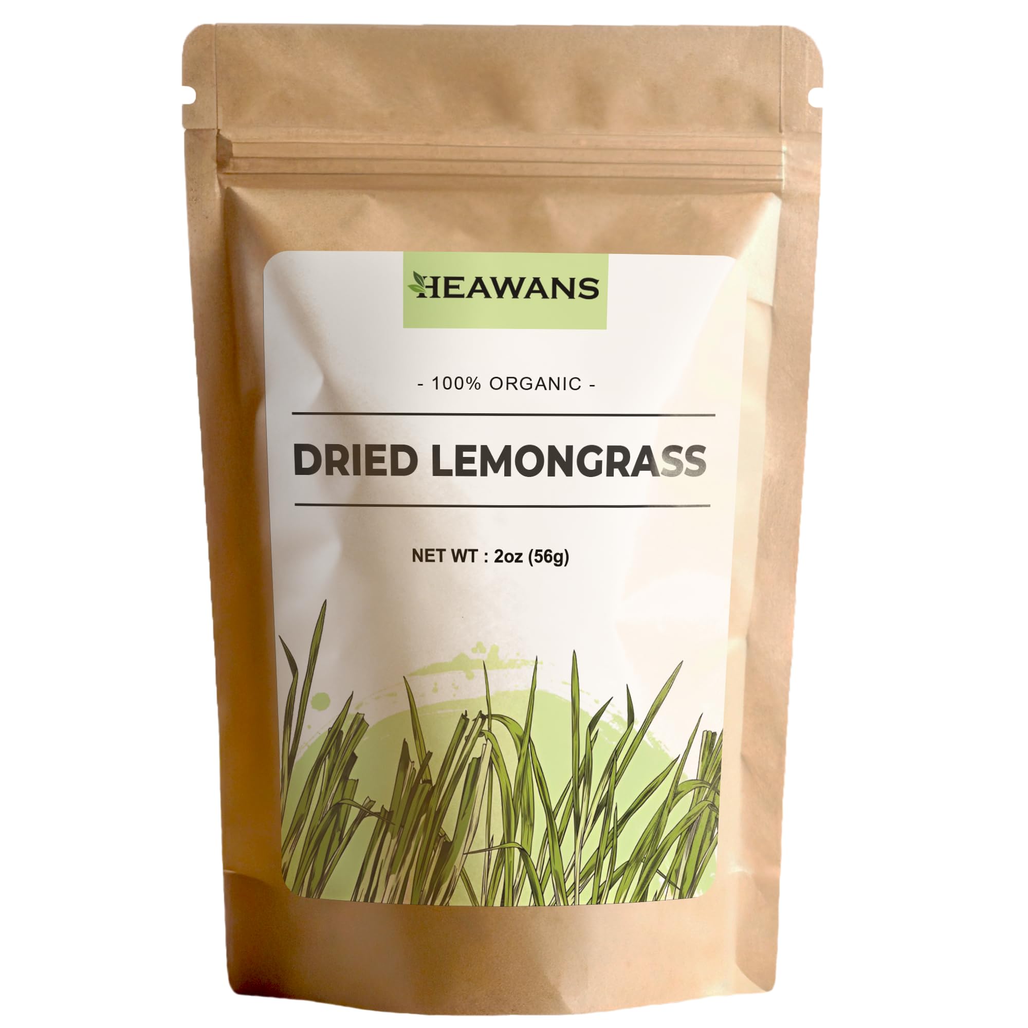 Organic dried lemongrass cut 2 oz / 56g
