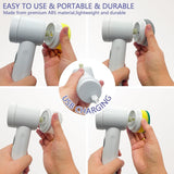 HFLYJPYW Electric Spin Scrubber - Shower Scrubber,Bathroom Scrubber Electric,for Cleaning Tub, Floor, Tile, Window, Sink, Kitchen Cleaning with 6