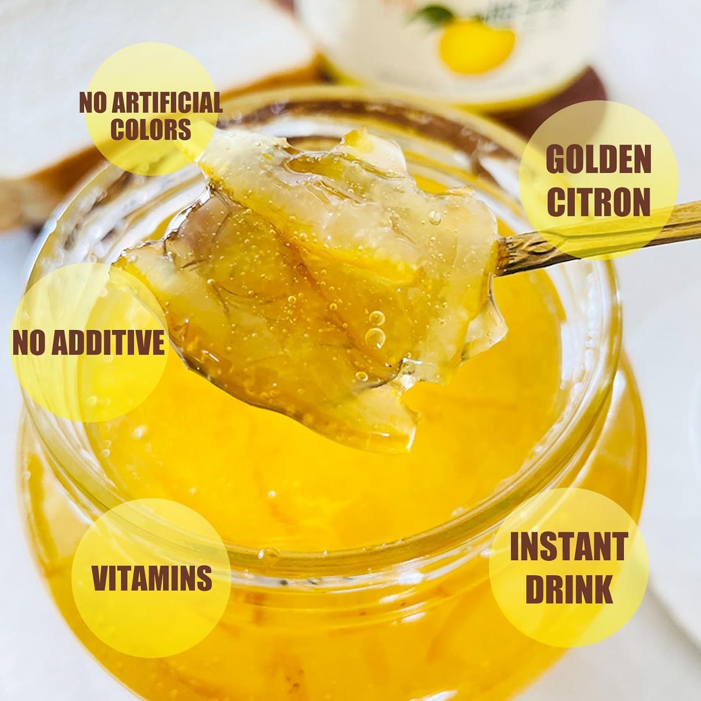 Apexy Authentic Korean Honey Citron Tea, Citron Tea, Just Add Hot Water, Yuzu Marmalade, Yuzu for Salad, Citron Spread, No Artificial Colors