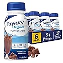 Ensure Original Milk Chocolate Nutrition Shake | Small Meal Replacement Shake | Ready To Drink | 9g Protein, 27 Vitamins and Minerals | 8 fl oz - 6