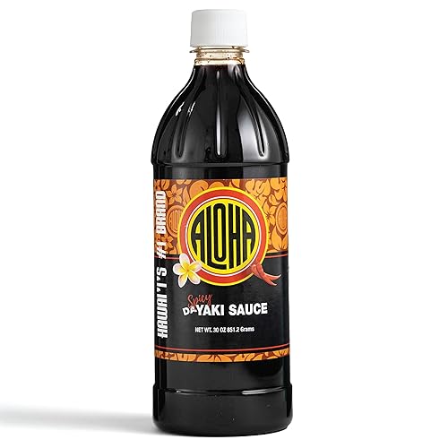 Aloha Shoyu - Spicy Da Yaki Sauce - Sweet Heat for Marinade or Glaze - Made In Hawaii - 30 oz. Bottle