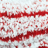 Pulex MicroTiger 10 Inch Sleeve - Red and White Striped, Abrasive for Tough Scrubbing
