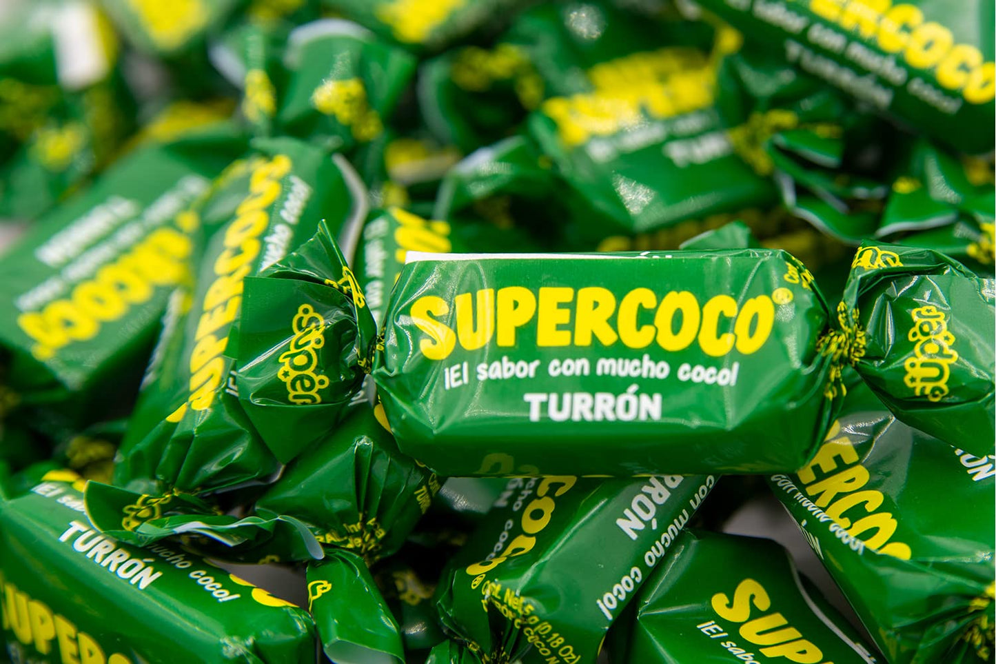 100 Turron Count Candies Bundle - INCLUDES 2 Bags of 50 Turrón Supercoco - Comes in a Despensa Colombiana Bundle - Great to Bring a Little Taste