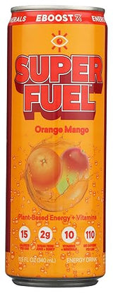 Eboost Natural Nootropic Vitamin Keto Super Fuel Energy Drink 12 Fl oz (Orange Mango)