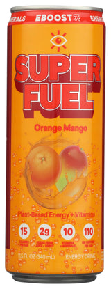 Eboost Natural Nootropic Vitamin Keto Super Fuel Energy Drink 12 Fl oz (Orange Mango)