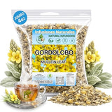 Gordolobo Herbal Tea - 4 oz (113 g) - 100% Natural Loose Leaf Mullein Flower Tea - Vegan, Non-GMO, Gluten-Free - Traditional Mexican Remedy - Calming