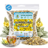 Gordolobo Herbal Tea - 4 oz (113 g) - 100% Natural Loose Leaf Mullein Flower Tea - Vegan, Non-GMO, Gluten-Free - Traditional Mexican Remedy - Calming