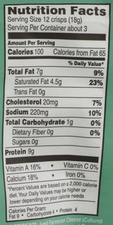 Parmcrisps, Crisps Sour Cream Onion, 1.75 Ounce