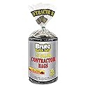 Brute Super Tuff Heavy Duty 2.2 MIL Contractor Bags, Extra Large Trash Bags, Twist Tie Closure, Black, 55 Gallon, 15 Count
