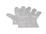 Hyrax Trading Disposable Polyethylene PE Gloves Individually Wrapped in Pairs (1000 pairs/2000 gloves - One Size Fits All) Prefolded Prepackaged
