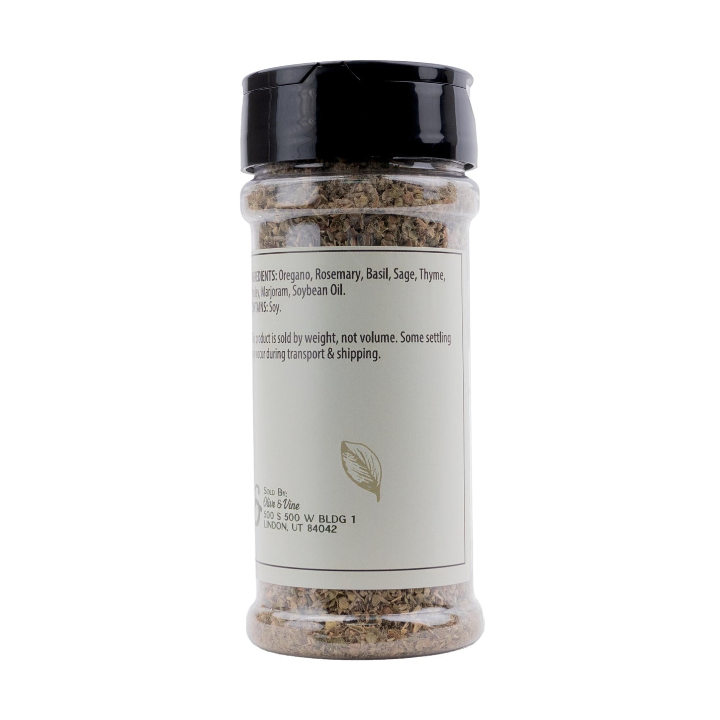 Olive & Vine Italian Seasoning, Herb Blend, Use in Pasta, Pizza, Salads, Rich Tradition, Authentic Taste, For Global Recipes (1.28 Ounce)
