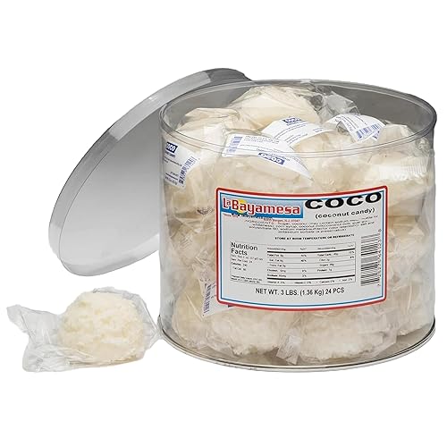 La Bayamesa || Coco Blanco || 3lb || (Coconut & Milk Candy Snack) coconut yogurt || coconut cookies || (pack 24)