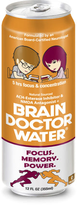 Brain Doctor Water Energy Drink, Caffeine-Free, 12 oz (36)