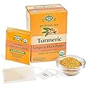 Herbal Cup Ayurveda Turmeric Tea, Organic Ginger & Black Pepper, No Caffeine Herbal Supplement (16 Count, Pack of 3)