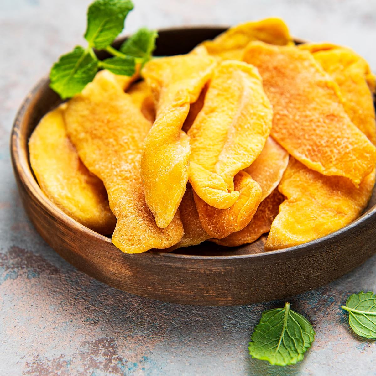 Dried Mango Slices - 4 Pound Bulk Pack, Soft & Juicy Sweet Dried Mango Healthy Snack, Delicious Texture, Chewy Ripened Mangos Dried Fruits