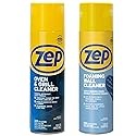Zep Heavy-Duty Oven and Grill Cleaner 19 oz (1 Unit) and Foaming Wall Cleaner 18 oz (1 Unit) ECBD001 - Professional Grade Foaming Spray Cleaners