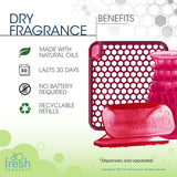 Fresh Products Fall Fragrance variety pack air freshener refill includes 1 ourfreshe and 1 eco-air and 1 eco-air clip in Spiced Apple 3 pack