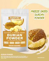 Nature Durian powder,Freeze Dried Durian Powder, 3.5 Ounces, Durian Fruit Powder for Smoothie, Drinks and Baking Food