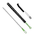 Upgraded Cleaning Brush Kit - 3-Piece Set, Flexible Drain Brush, Crevice Brush with Nie, Ideal for Kitchen, Bathroom, Toilet, Vent Scrubber
