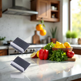 2 Pcs Black Kitchen Sink Squeegee Cleaner Countertop Brush Wiper Vegetable Cleaning Brush Wiper Home Kitchen Tool Fruit and Vegetable Cleaning Brushes