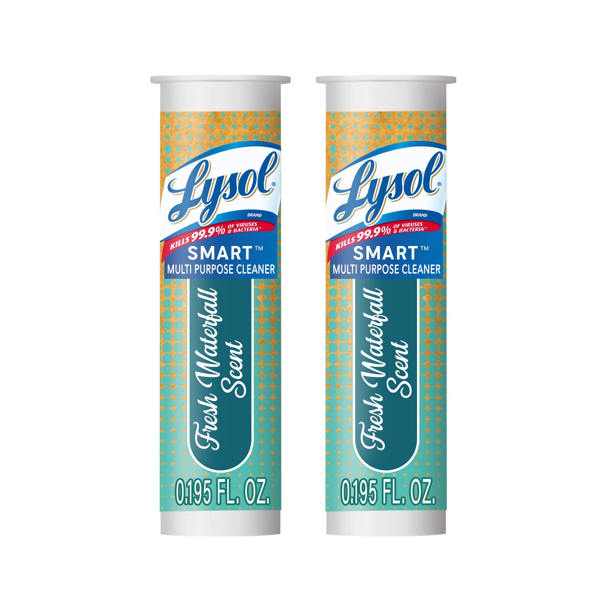 Lysol Smart Multi-Purpose Cleaner, Refill Cartridge, Fresh Waterfall, 0.39 Fl oz