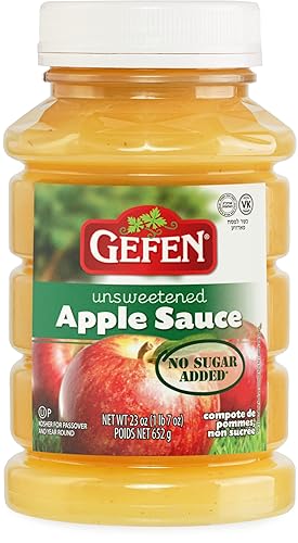 Gefen Apple Sauce, Natural, 23 Ounce (Pack of 12)