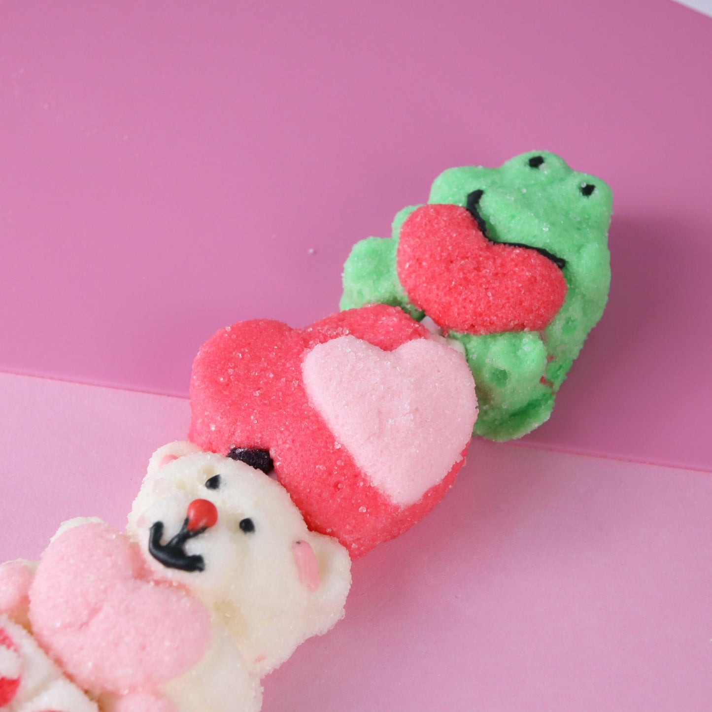 Albert's Marshmallow Kabobs, Cute Spring Themed Candy Skewers, Easter Basket Stuffers, Pack of 3