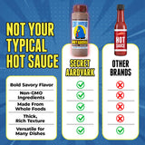 Secret Aardvark Smoky Chipotle Habanero Hot Sauce, Non-GMO, 8 fl oz
