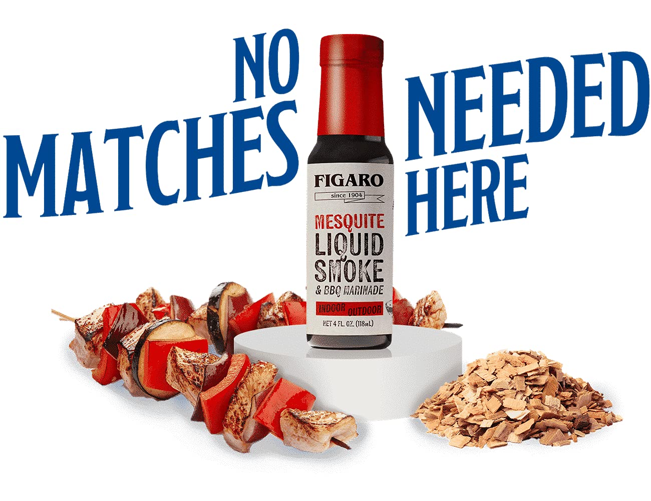 Crystal Louisiana's Mesquite Liquid Smoke & BBQ Marinade, 4 Ounce, Slow Roasted Mesquite Flavor Indoors and Out