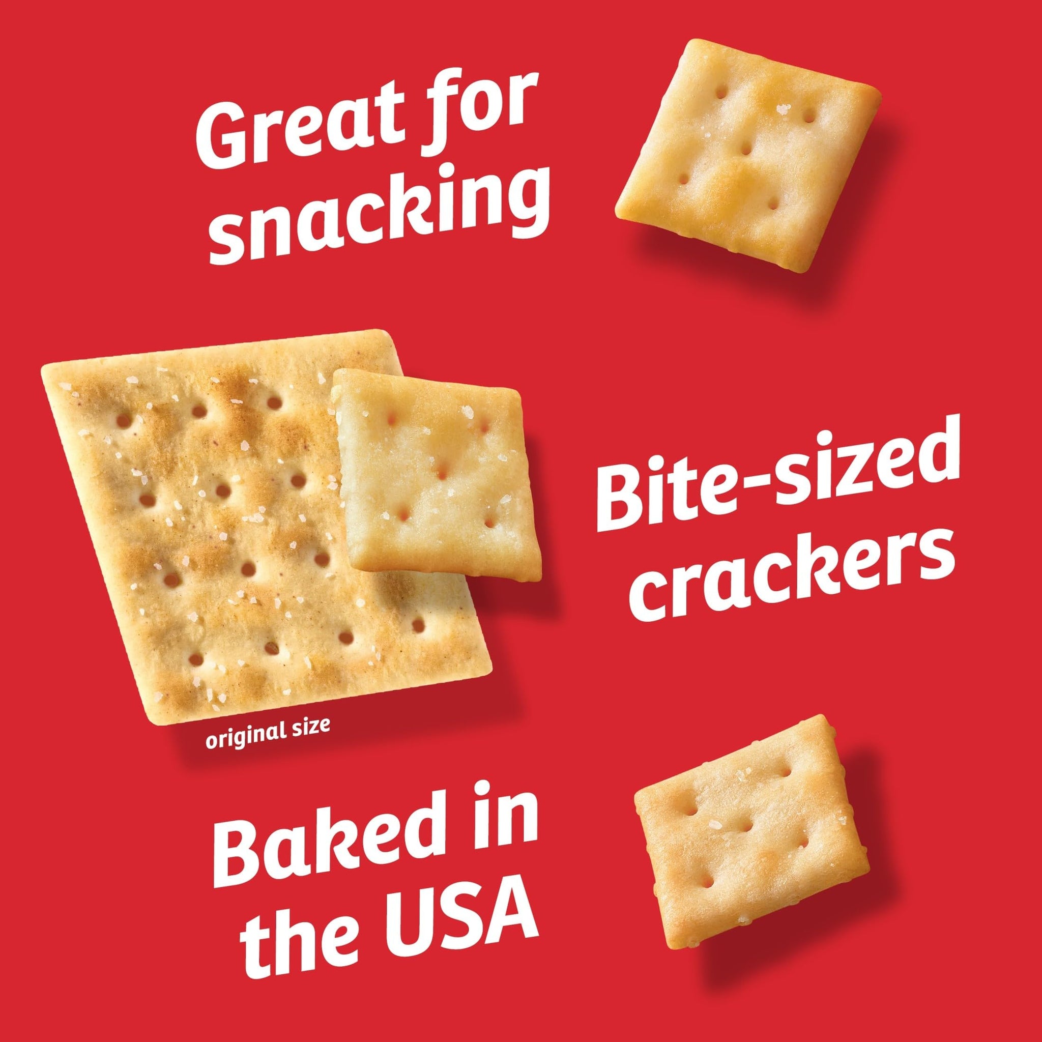Zesta Minis Saltine Crackers, Soup Crackers, Lunch Snacks, Original, 11oz Box (1 Box)