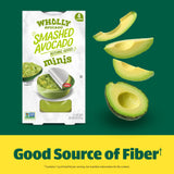 Wholly Avocado Smashed Avocado Minis, 2 oz Plastic Cup (Pack of 4)