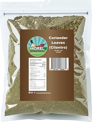 Coriander Leaves. Cilantro Leaf, Cut and Sifted. 1 oz, 4 oz, and 1 Lb. (1 OZ)