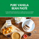 Vanilla Bean Paste - Native Vanilla - All Natural Pure Vanilla Bean Paste - Made with Organic Agave Syrup - For Cooking, Baking & Desserts - 100%