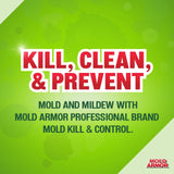 MOLD ARMOR Professional Brand Mold Kill & Control Spray, 32 oz., Hard Surface Mold and Mildew Remover, Visible Results in Minutes, Eliminates Bacteria