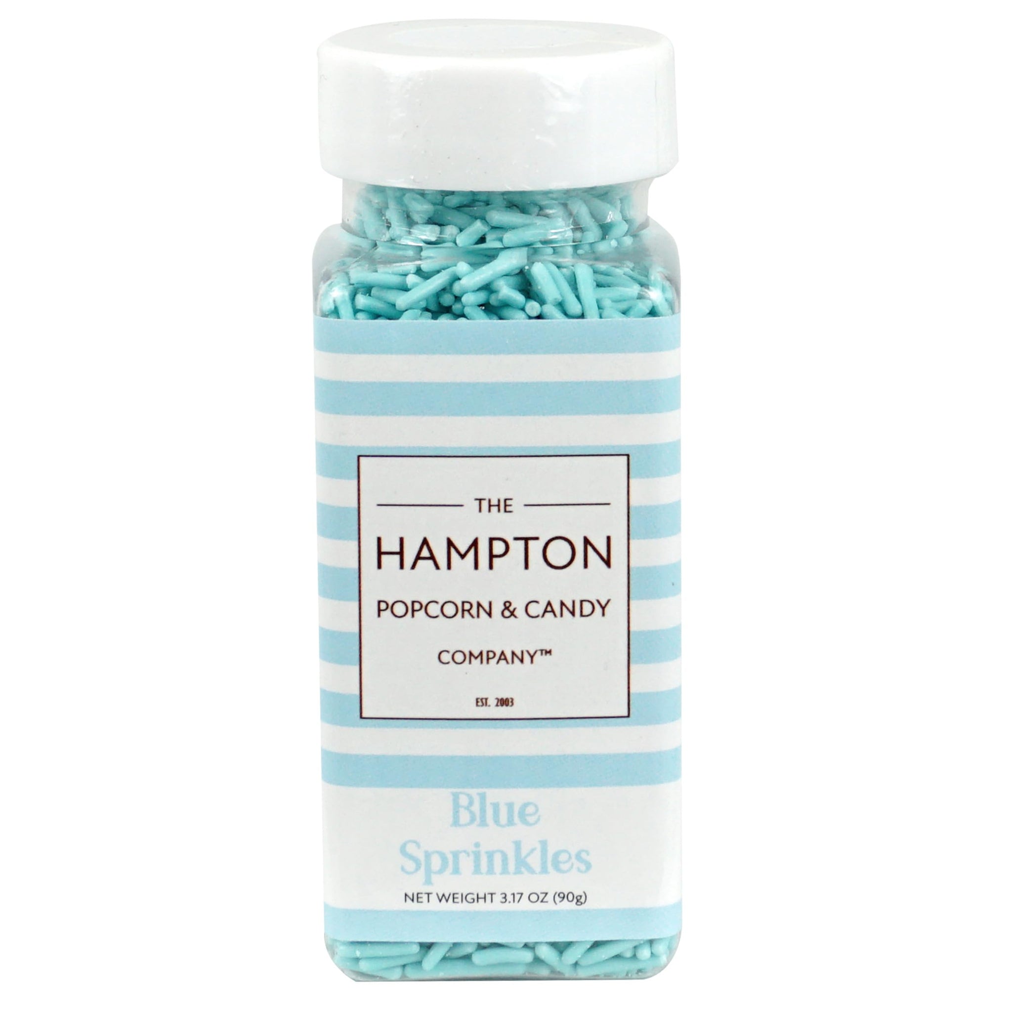 Blue Sprinkles Jimmies 3.17 oz, Sprinkles For Cake Decorating, Cake Sprinkles, Sprinkles For Baking, Ice Cream & More, The Hampton Candy Company