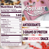 Daily Gourmet Nuts - Unsalted Mixed Nuts Snack Packs/Individually Wrapped Snacks/Nut Snacks/No Peanuts/Healthy Trail Mix Individual Packs/Deluxe