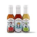 Barnacle Foods Bull Kelp Hot Sauce Variety Pack - Bullwhip Kelp, Serrano & Habanero - Made in Alaska - Delicious Flavor & Heat, Packed with Vitamins