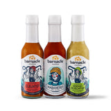 Barnacle Foods Bull Kelp Hot Sauce Variety Pack - Bullwhip Kelp, Serrano & Habanero - Made in Alaska - Delicious Flavor & Heat, Packed with Vitamins