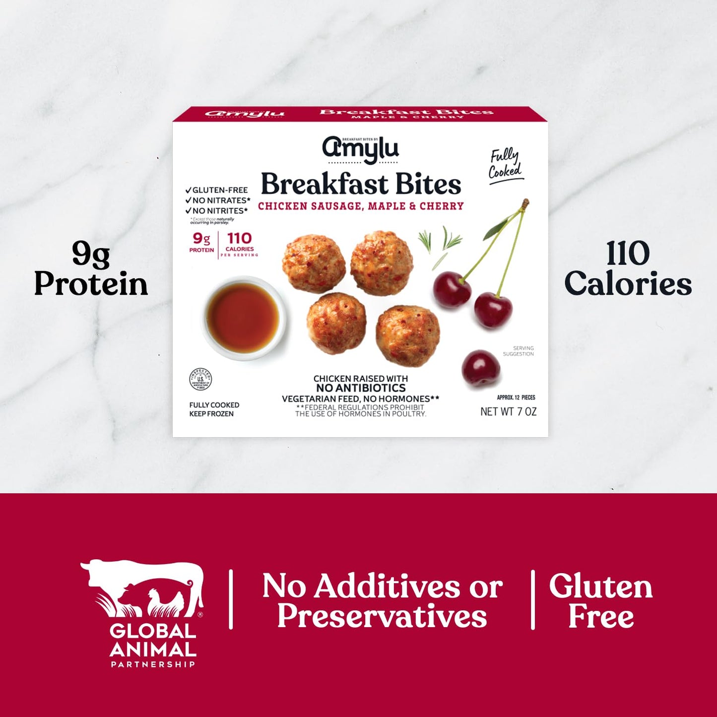 AmyLu Maple & Cherry Breakfast Bites, 7 OZ